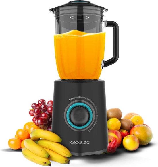 Cecotec Batidora de vaso Power Black Titanium 2300MAX Mix Go van Cecotec