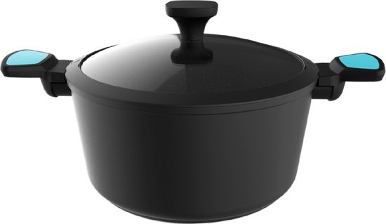 Cecotec Braadpan Polka Platinum 28 Pot Thunder. Diameter 28 cm, Aluminium, antiaanbaklaag Teflon® Platinum Plus van Merkloos