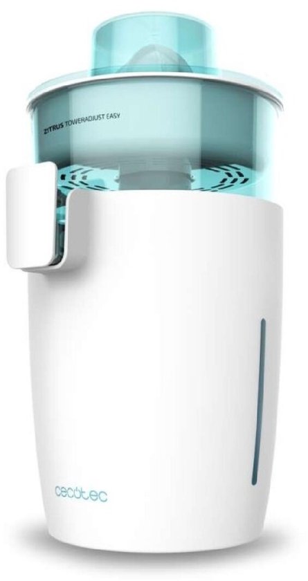 Cecotec Elektrische Citruspers Zitrus TowerAdjust Easy 800 800W 0,5L RVS wit