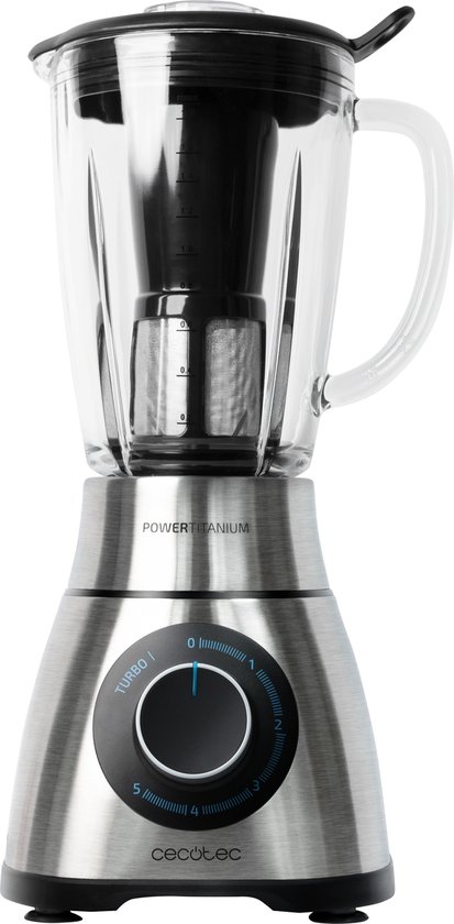 Cecotec Power Black Titanium 1300 PerfectMix - Blender - 1,8 liter van Cecotec