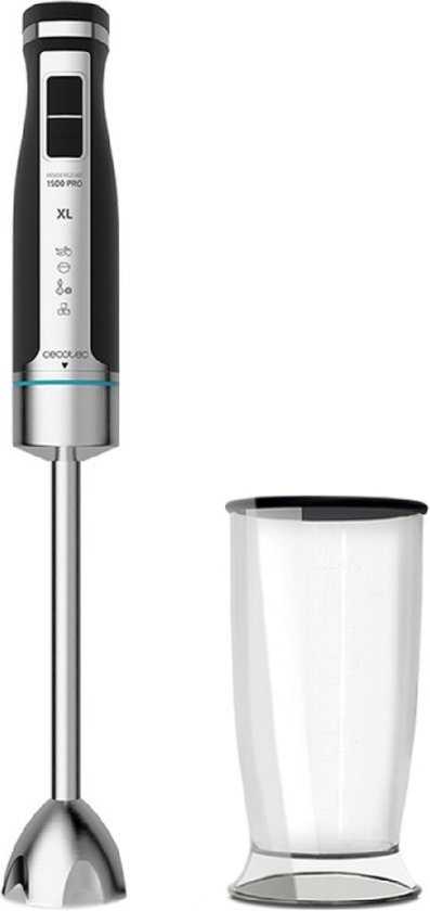 Cecotec PowerGear 1500 XL - Staafmixer - 1500W