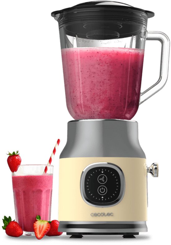 Cecotec RetroTwist Yellow 1 l Blender voor op aanrecht 800 W Geel van Cecotec