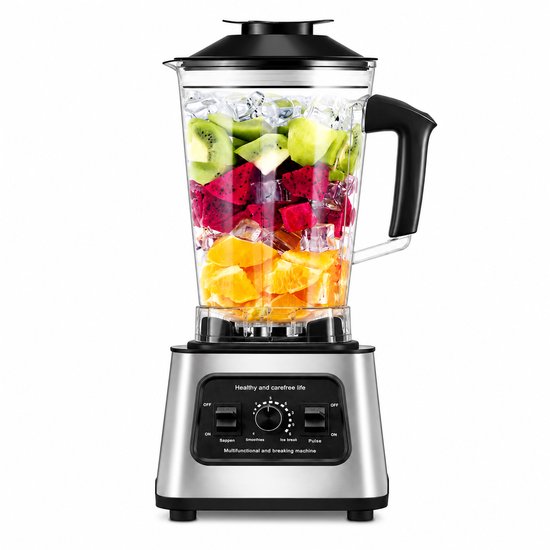 Celestul Blender 800W - Smoothie Maker & Juicer - 2,5L Blenderkan - IJscrusher - Krachtige Tafelblender voor Fruit, Groenten, Shakes en Smoothies