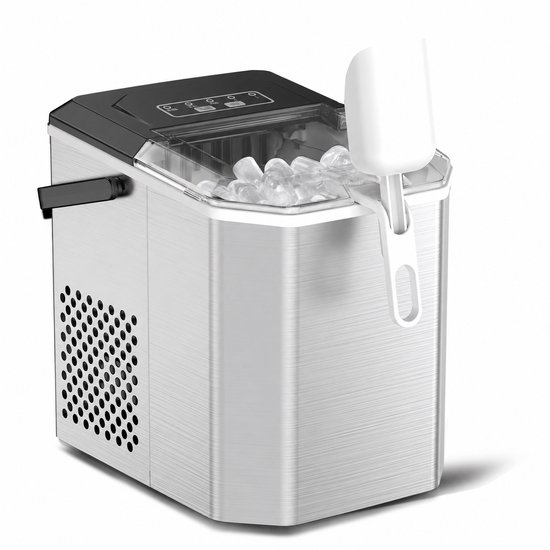 Celestul IJsblokjesmachine - Draagbare Elektrische IJsmachine - Ice Maker - Zelfreinigend - Snelle Productie van IJsklontjes - Compact voor Thuis, Camping en Kantoor