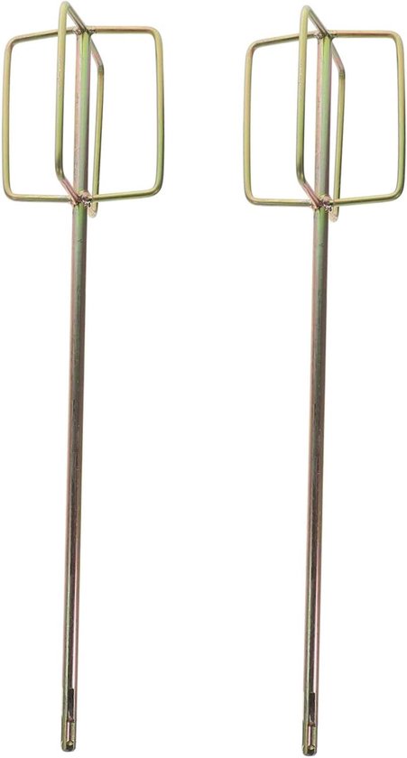 Cementmixstokken - Roerstaaf Grout Mixer - Mengen van materialen - Duurzaam metaal - 54x11.5cm - Gouden