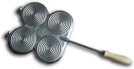 Center Art.378 Bakijzer voor, aluminium, zilver