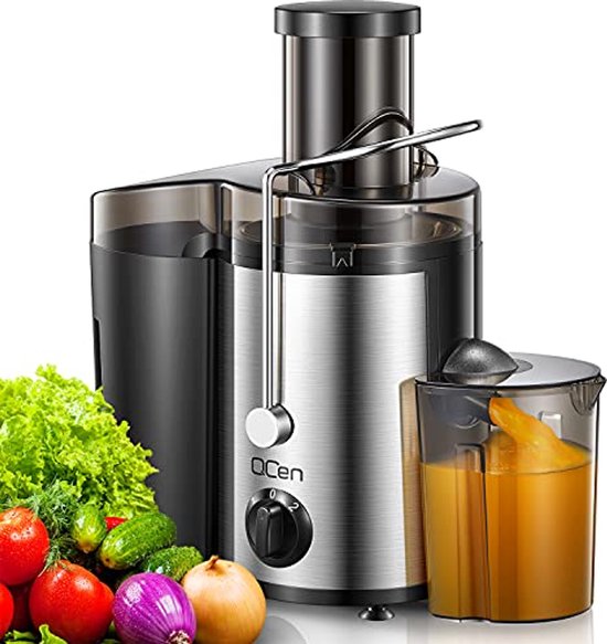Centrifugale Sapcentrifuge met 3-Inch Vulschacht en Gemakkelijke Reinigen - 500 W Voor Groenten en Fruit van Aicoiv