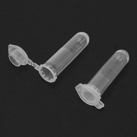 Centrifugebuisjes - Lab monstercontainer - Biologische analyse - Conisch bodemontwerp - 2ml (500 stuks)