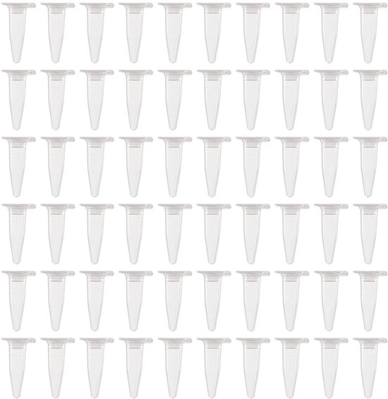 Centrifugebuisjes - Microbuisjes Labbuisjes - Monsters Verzamelen - Afgestudeerd en Transparant - 1 ml - Transparant