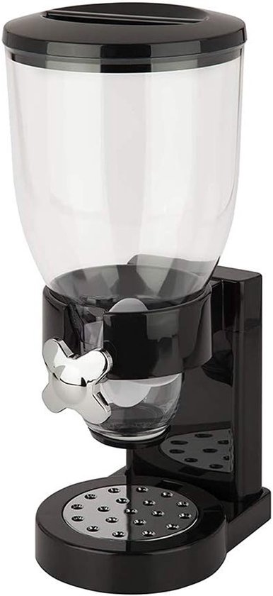 Cereal Dispenser voor Keuken, Plastic Snoepdispenser met Enkele Controle voor Koffiebonen en Granen, Ideaal voor Droge Voeding en Snacks