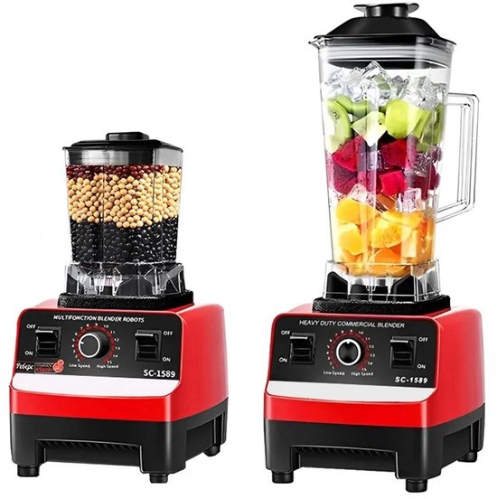 Chelsey-Store - Blender - Smoothie maker - Mixer - Keuken machine voor ijs en Smoothies - 2000 Watt - 2 Liter