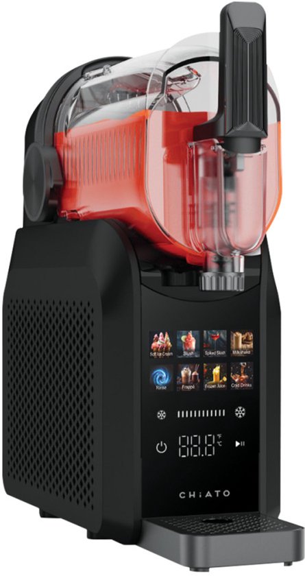 CHiATO slushiePLAY Softijs- en slushmachine – Zwart