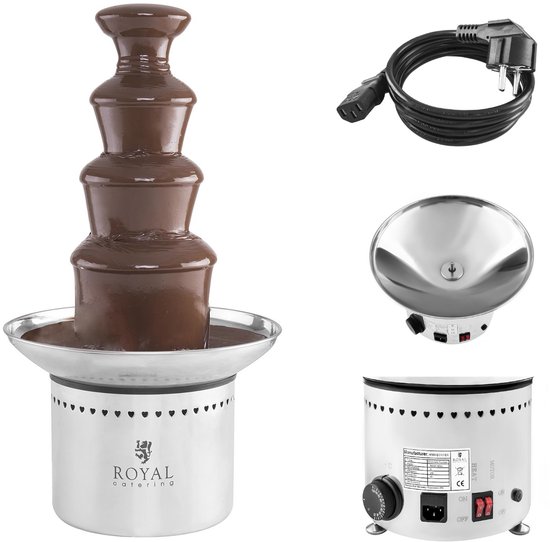 Chocoladefontein - 4 verdiepingen - 6 kg - Royal Catering