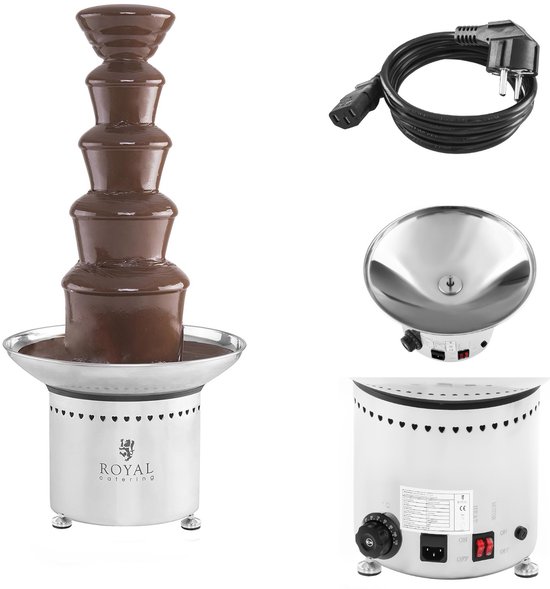 Chocoladefontein - 5 verdiepingen - 6 kg - Royal Catering