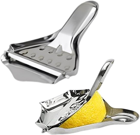Citroenpers 2 Stuks - Handpers Fruit - Sap Maken - Voedselveilig Roestvrij Staal - 33x28 Inch