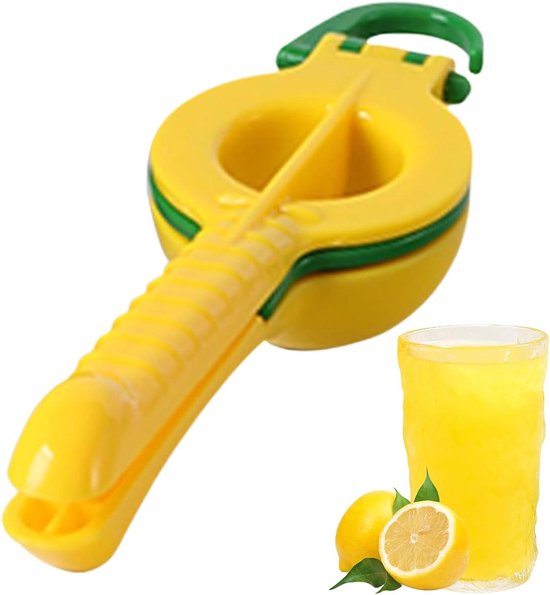 Citroenpers - Citrusknijper - Sap Persen - Antislip Handvat - 28 cm - Geel