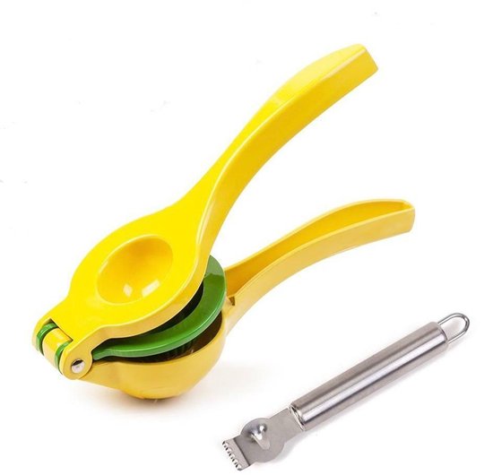 Citroenpers, limoenpers, handmatige handpers, citrusrasp, kaasrasp van Brabantia