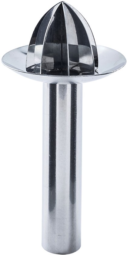 Citrus Handpers - met Handvat - Easy Squeezer - Roestvrij Staal - 7,5 x 7,5 x 16 cm