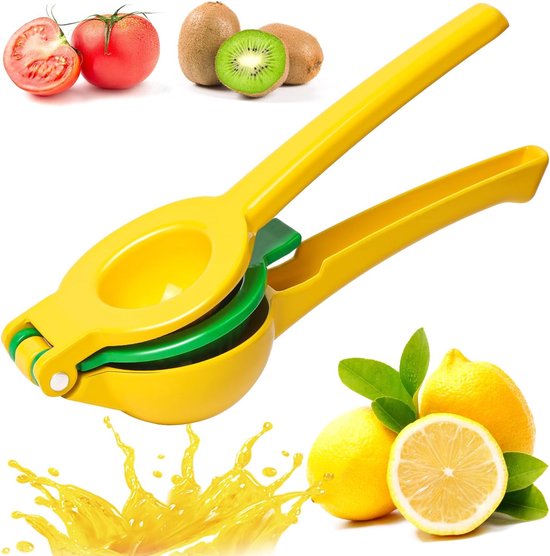 Citruspers - 2-in-1 handmatige citroenpers - Citroenpers - Sinaasappel juicer - Handmatig - Handmatige sapcentrifuge - Limoenpers - Keukenbargereedschap - Handmatige Fruitpers - Lemon squeezer