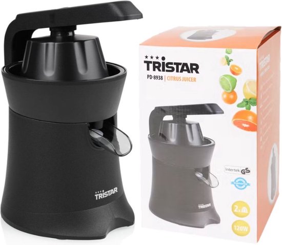 Citruspers - Citrusjuicer- Citrus snijder- citrus perser- persen- fruit- citrusmaler- juicer- citrusfruit tegelijkertijd snijden én persen- sinaasappelperser- citrus pers- sinaasappel perser van Merkloos