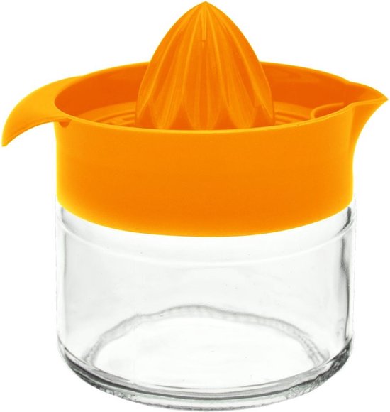 Citruspers Glas 300 ml - Citroenpers - Limoenpers - Handcitruspers - Handmatige - Fruitpers - Sinaasappel van Merkloos