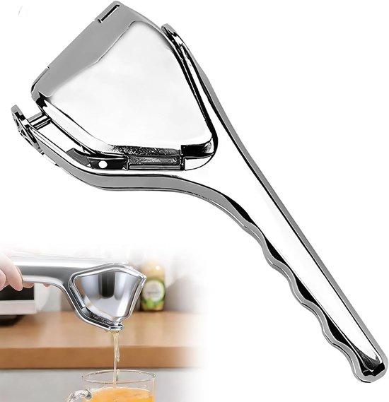 Citruspers handmatig - Premium lemon squeezer - RVS - Eenvoudig sap persen - m-winkel