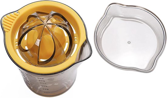 Citruspers - Limoenpers Grapefruitpers - Sap Maken - Schaalverdeling Transparant - 15D x 10B x 10H cm - Oranje
