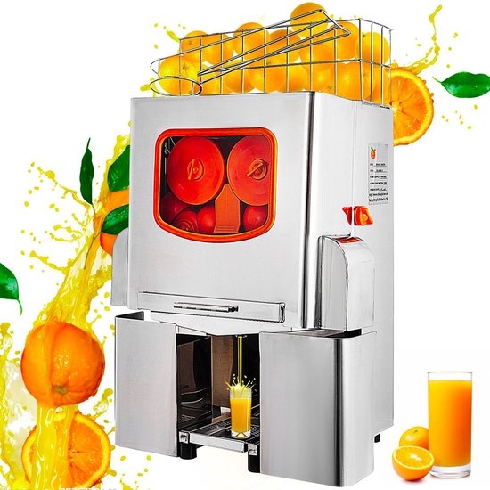 Citruspers, sinaasappelpers - roestvrij staal, commercieel van Merkloos