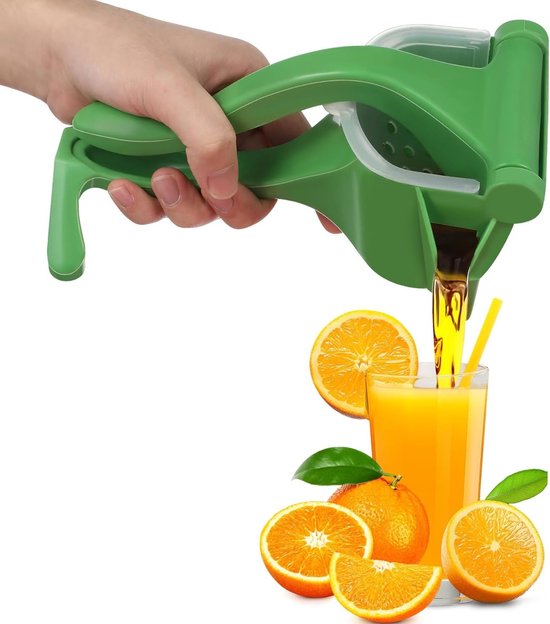 Citruspers voor het persen van citroenen, sinaasappels, limoenen en grapefruit - Handmatige juicer voor vers sap