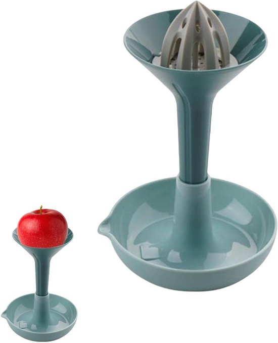 Citruspersen - Handsapcentrifuge, handmatige sappers, handmatige keukenpers voor limoen, multifunctionele rotatiepers, ruimer, handpers, fruitpers voor citrusvruchten, citroen, limoen