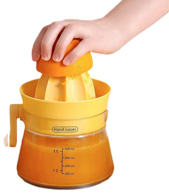 Citruspersen - Lemon Lime Juicer, Hand Juicer with Scale, 20% More Juice Yield, Easy Cleaning for Juice Lovers van Merkloos