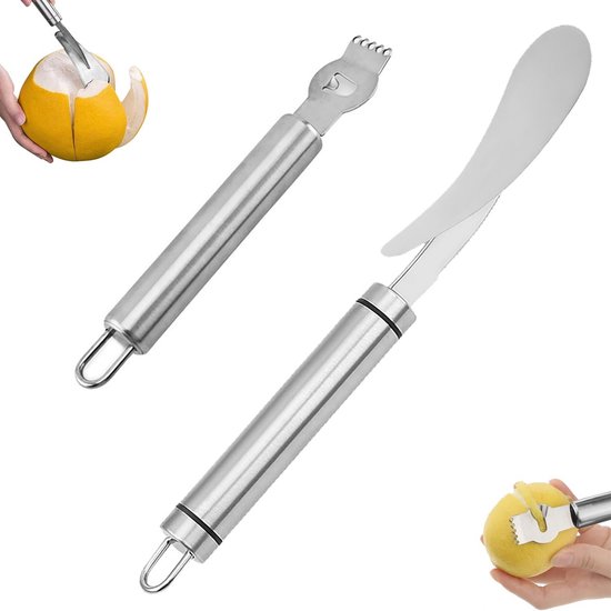 Citrusvlees en Schiller – Set van 2 Stuks voor Citroenen, Sinaasappels en Grapefruit