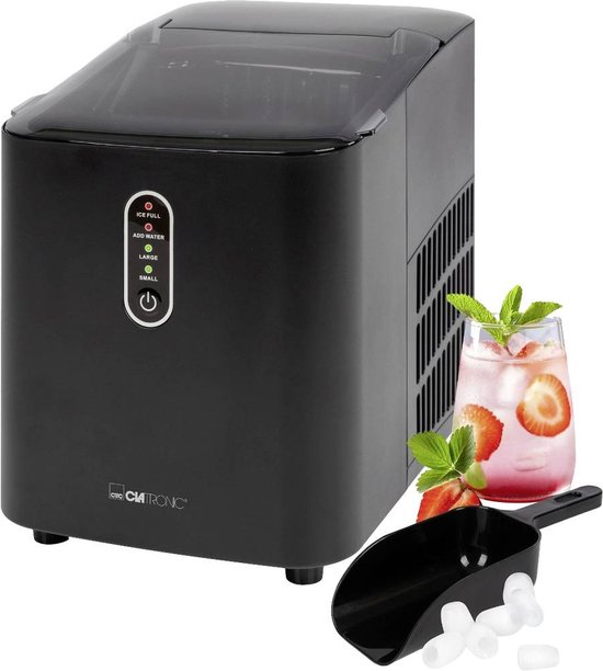 Clatronic EWB 3798 -IJsblokjesmachine - 1.1 Liter - zwart van Clatronic