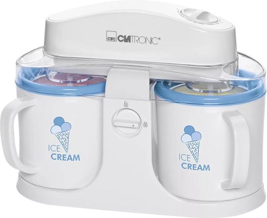 Clatronic ICM 3650 - IJsmachine- 2x 500ML van Merkloos