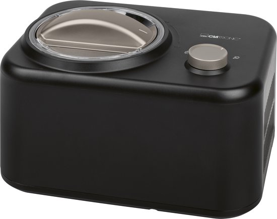 Clatronic ICM 3846 - IJsmachine met compressor - Ice Cream Maker - Zwart - 100W