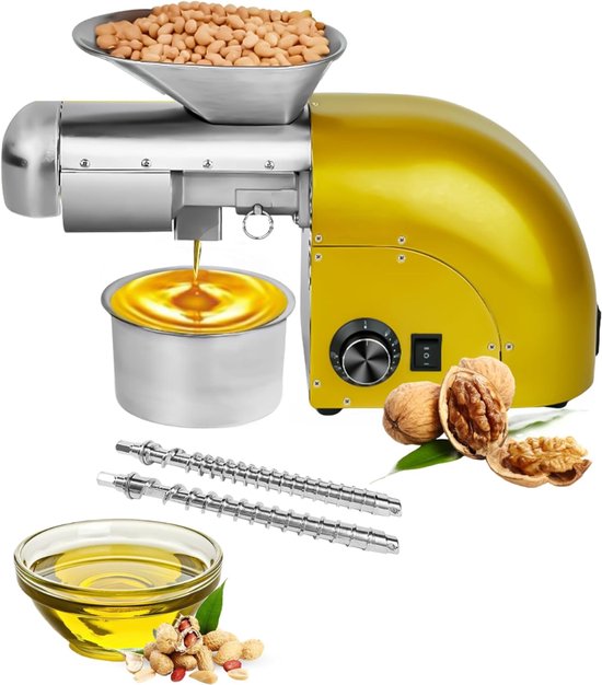 CLVP® Oliepers Machine - Koude Pers - Goud van Merkloos