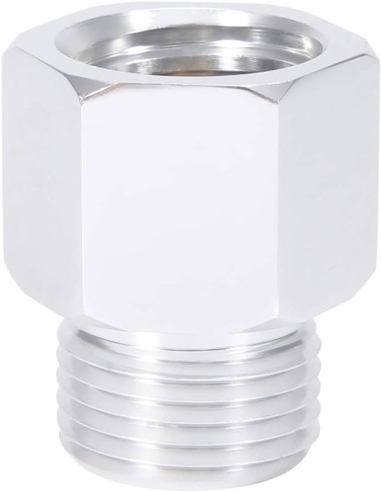 CO2 Flesadapter voor Bierfust, W21.8 naar TR21.4, Omvormbare Regulator voor Thuisbrouwerij, Geschikt voor DIN477/JIS M22-14/BS 341 No. 8
