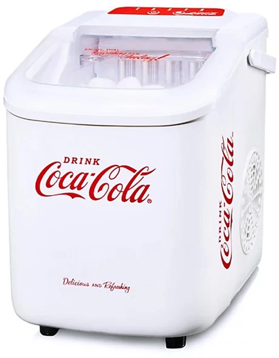 Coca Cola ijsblokjesmachine - ijsblokjes na 7 minuten - 8 - 10 kg ijsblokjes per dag - wit