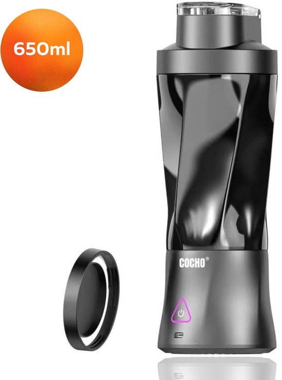 COCHO® Blender To Go - Smoothie Maker 650ML - Oplaadbare Mini Blender - Smoothies & Shakes - Draadloos & Draagbaar - Fruit Mixer - USB Oplaadbaar van COCHO®