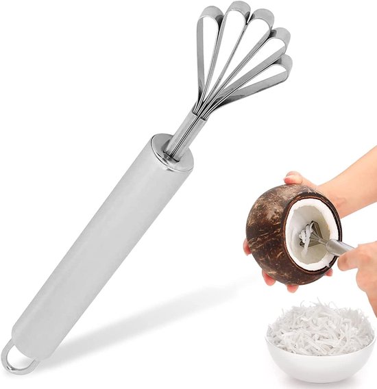 Coconut Scraper van RVS - Handige Keuken Tool voor het Snijden van Kokosnoten en Bereiden van Gerechten