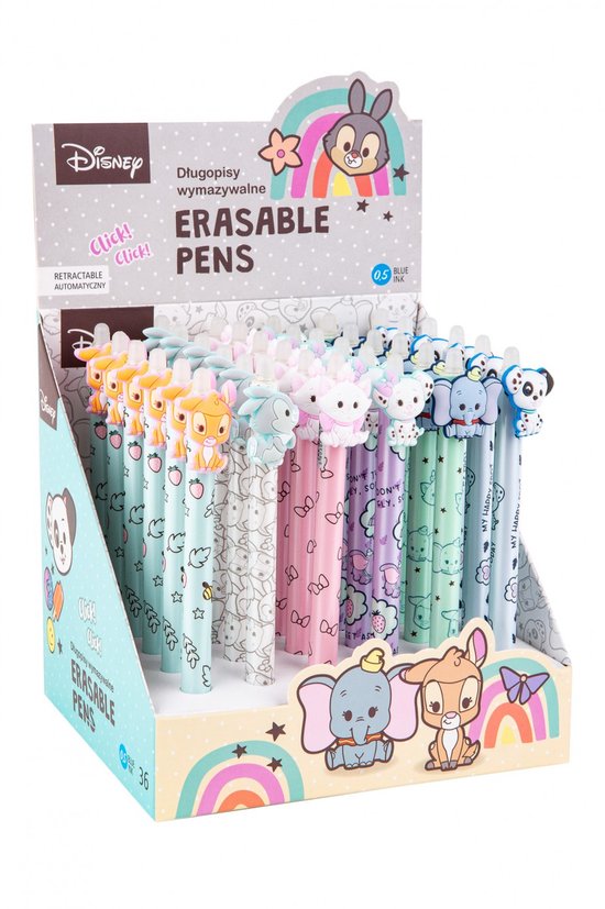 Colorino Disney Bambi - Automatische Wymazywalny Pen - Uitwisbaar - Niebieski Inkt van Merkloos