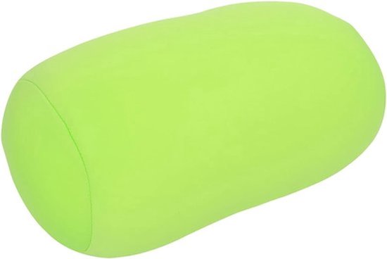 Comfortabele Rugkussen met Micro Parels, Slaapkussen, Neksteun voor Thuis en Reizen - Groene Kleur
