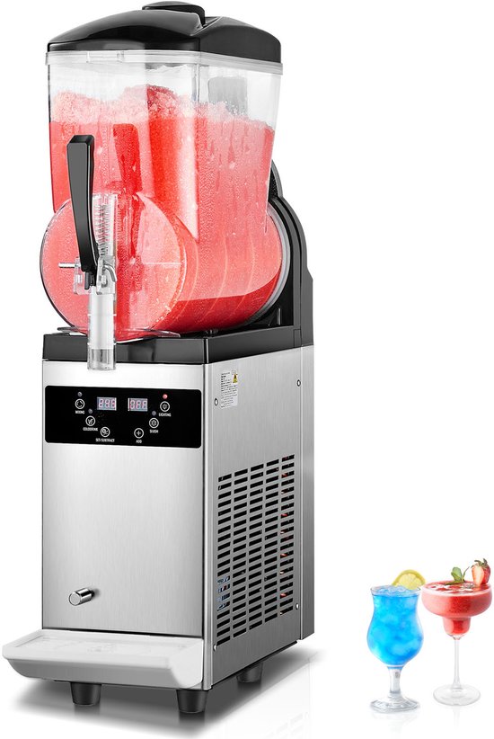 Commerciële Slushy Machine 12l Margarita Smoothie en Frozen Drank Maker van Merkloos