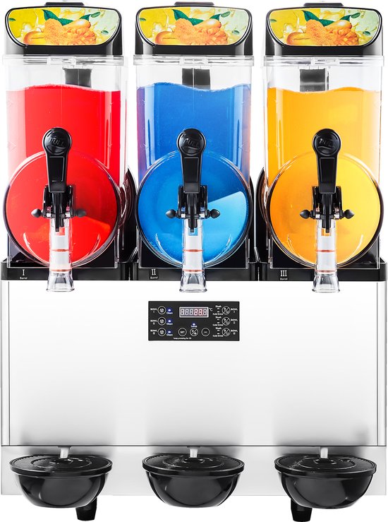Commerciële Slushy Machine 15lx3 Margarita Smoothie Bevroren Drankmaker van Merkloos