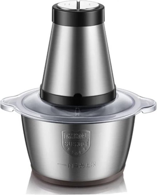 Compacte Elektrische Vlees/Gehaktmolen - Professioneel RVS - 2 Snelheden - 2L Capaciteit - Betrouwbare Resultaten van KitchenBrothers