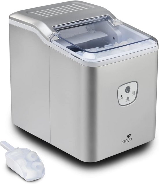 Compacte IJsblokjesmachine voor Thuis - Snelle IJsproductie tot 12 kg per dag van Merkloos