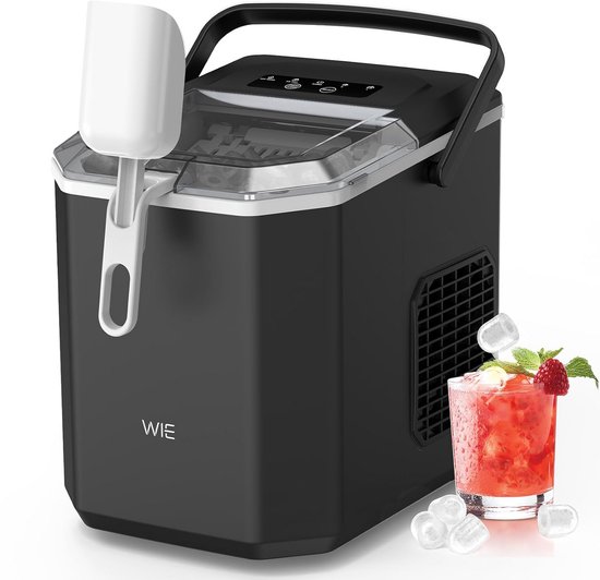 Compacte IJsmachine voor Thuis en Kantoor - Zelfreinigend en Stil van Merkloos
