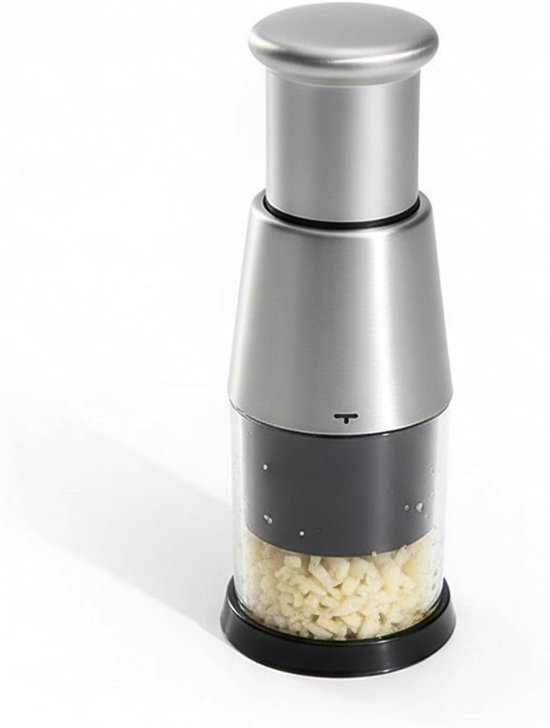 Compacte Mini Hakker voor Knoflook en Uien - RVS Voedsel Snijder en Dicer voor Keukengebruik van Merkloos