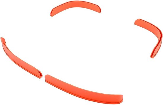 Compatibel met Navimow, bumperstrips voor robotsnijder, krasbestendig en slijtvast (oranje)