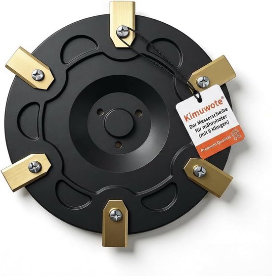 compatibel met Segway Navimow robotmaaier, messen reservemessen i105E, i108E, i110n, i205 AWD, i208 AWD, premium maaischijf van glasvezelversterkte kunststof met 6 messen